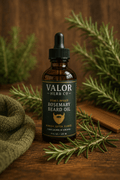 Valor Herb Co Double-Infused Rosemary Beard Oil (4 oz)
